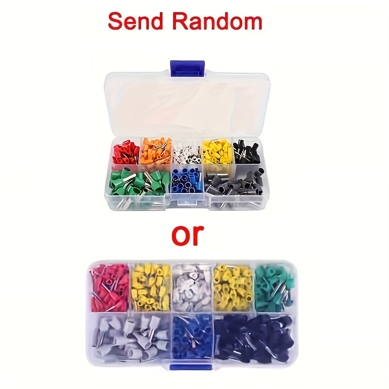 400 шт. D-FLIFE изолированные обжимные клеммы: трубчатые соединители проводов, термоусаживаемые, алюминий с оловянными медными концами для 10-22 AWG, D-FLIFE