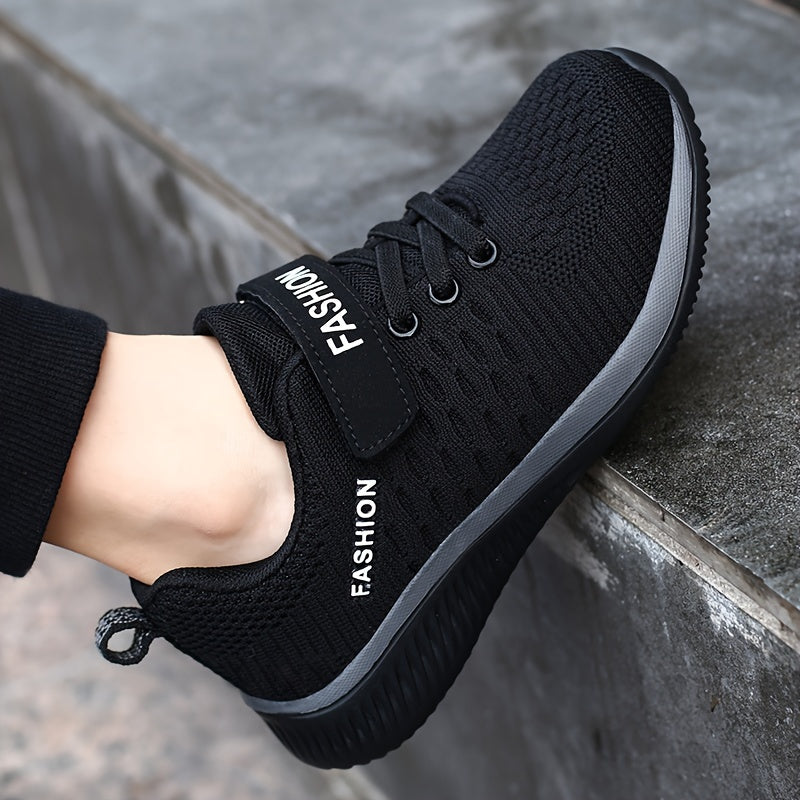 Boy's Low Top Woven Sneakers Casual Running Hiking Breathable Lightweight Non-Slip