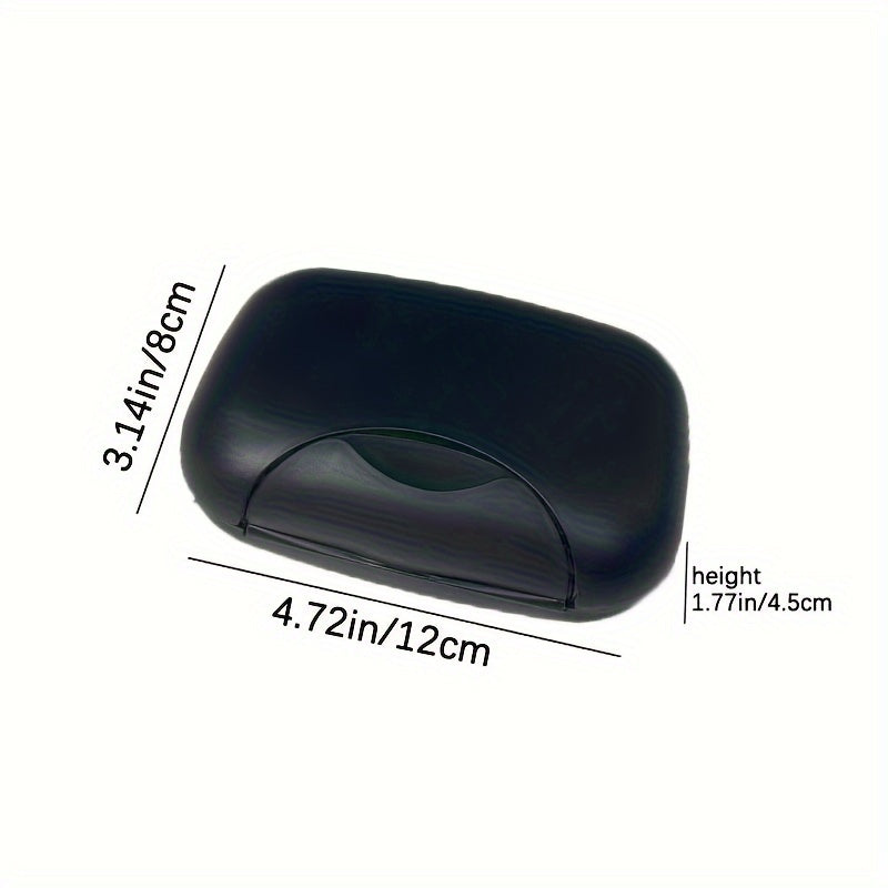 Plastic Soap Dish with Lid Travel-Friendly Bathroom Storage