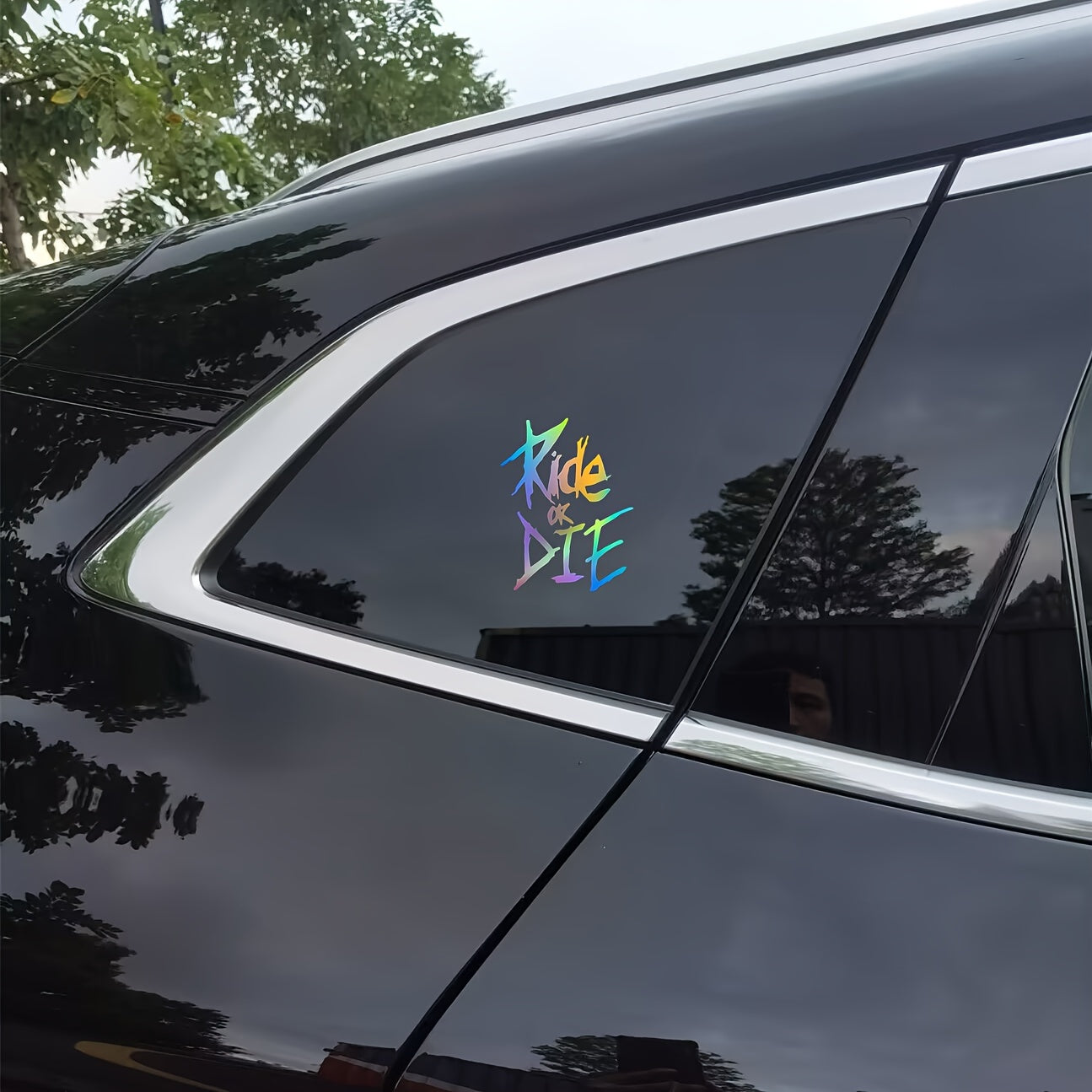 Bike Frame Sticker Durable PET Vibrant Gradient Top Tube Decal for MTB Road