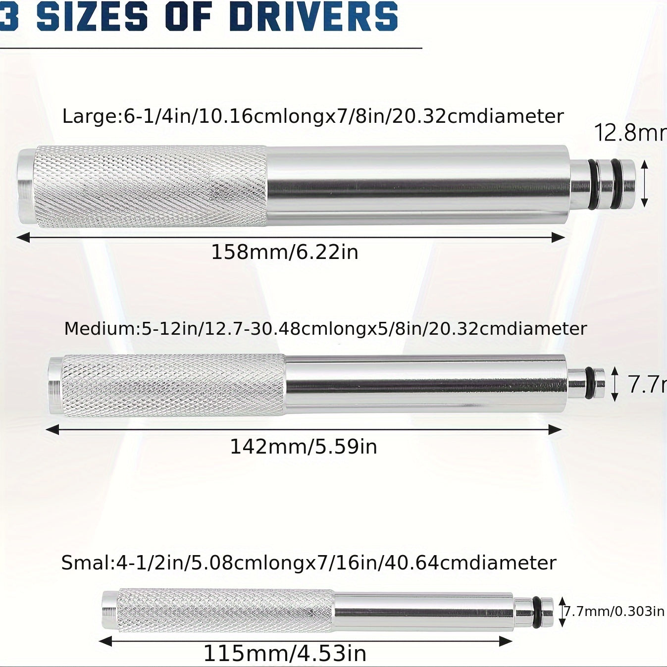 17PCS Bearing Race and Seal Driver Set Heavy Duty Aluminum Rust Resistant Wheel Axle Bushing Tool