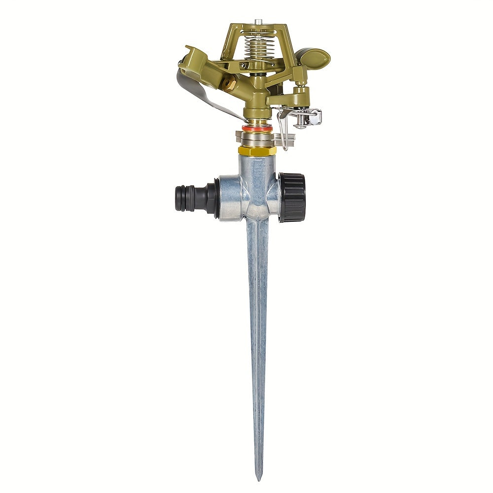 360° avtomatik aylanuvchi bog' bog'bonchasi, sug'orish uchun seriyali ulanish mumkin bo'lgan tomchilatgich bilan