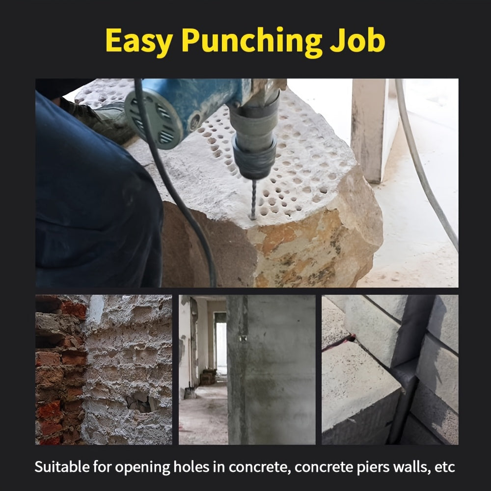 6-16mm Carbide Tip Hammer Drill Bit for Concrete Masonry 200mm