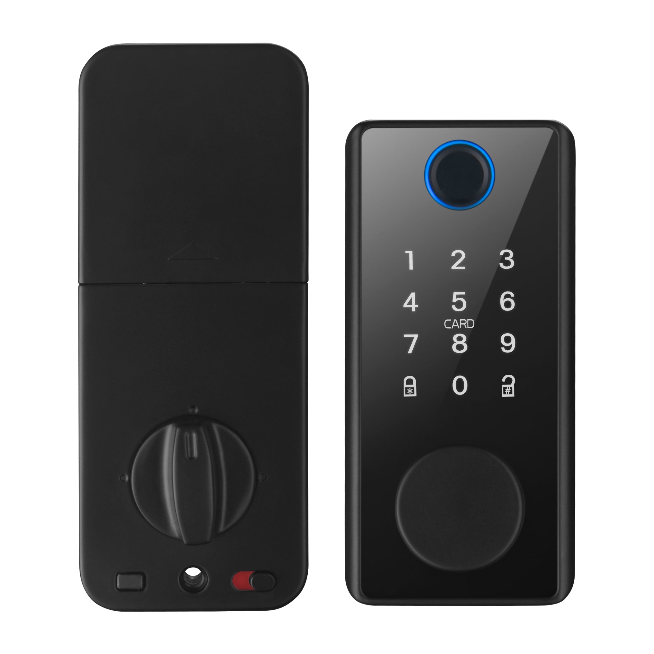 Smart Biometric Keyless Door Lock with App Control and Key Card for Home and Office