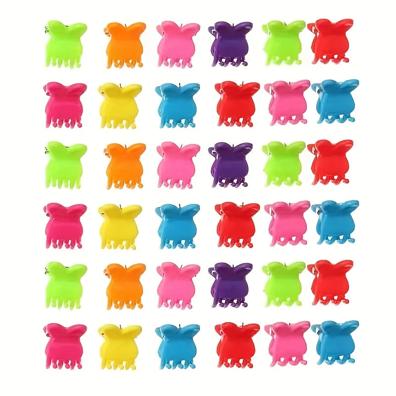 Set of 875 Colorful Star Hair Accessories Clips and Pins for Daily Wear or Gifting