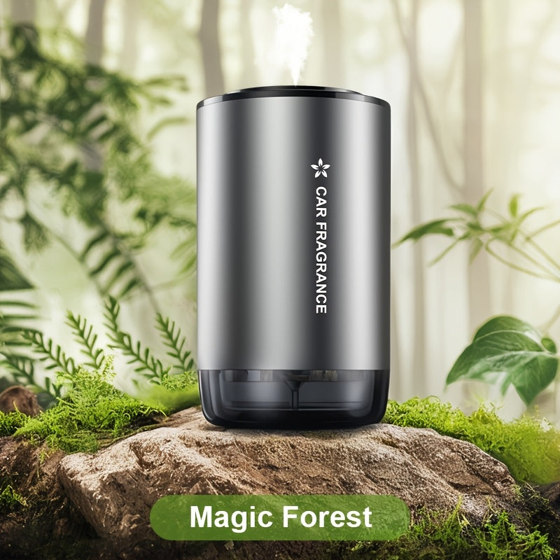 Car Aromatherapy Diffuser with Touch Sensor LED Ring 3 Modes 50ml Scent Included