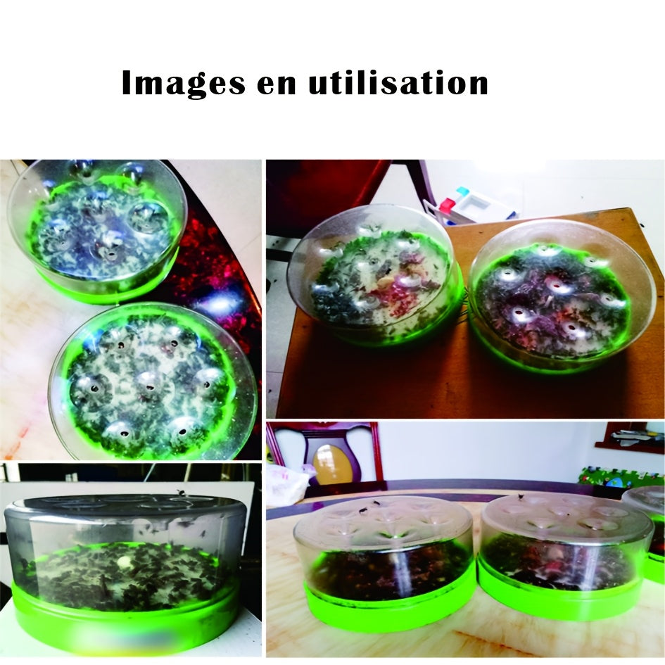 Reusable Non-Toxic Fly Trap with 7-Hole Design for Indoor Outdoor Pest Control