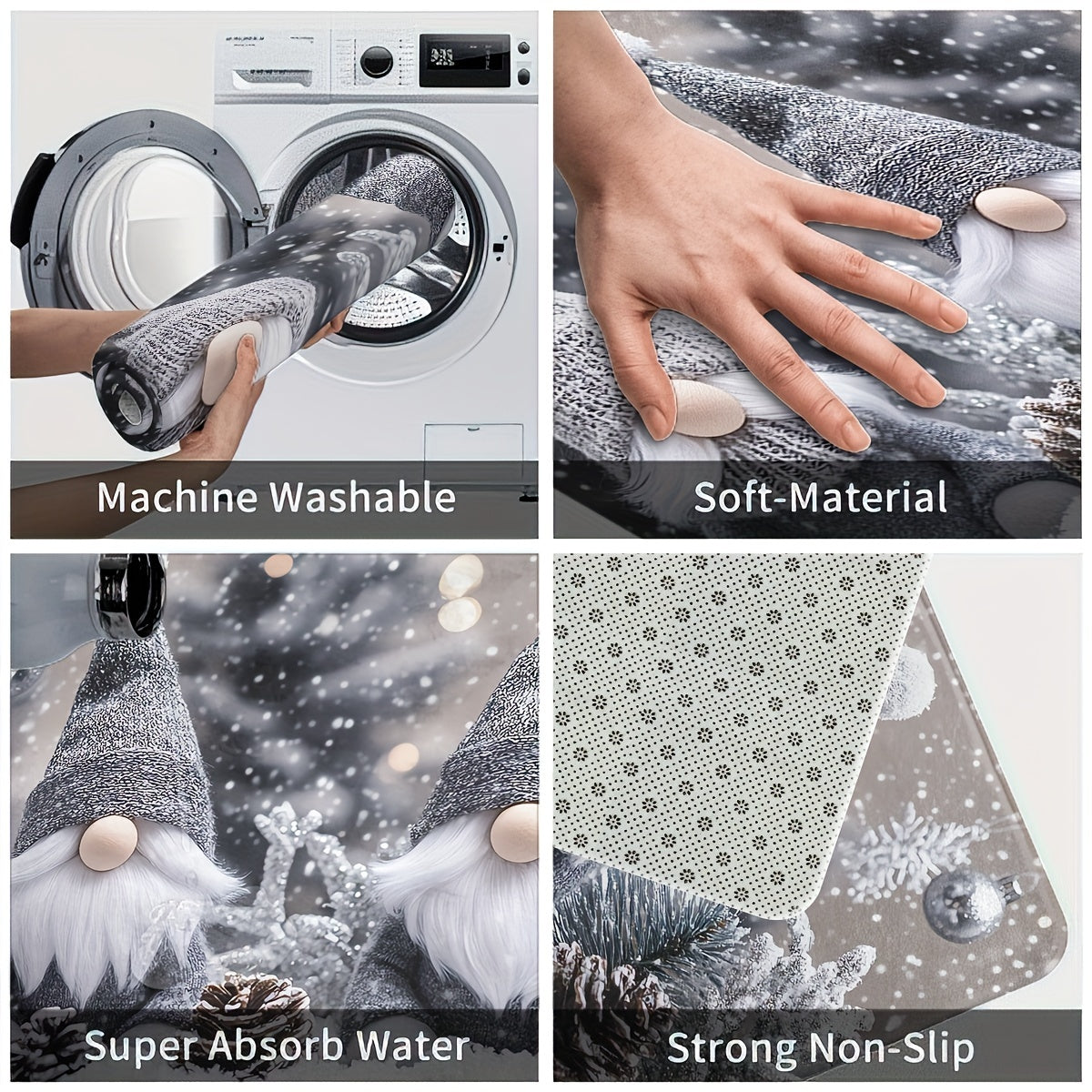 Rojdestvo Dwarf eshigi mato ichki tashqi hammom sovgʻa