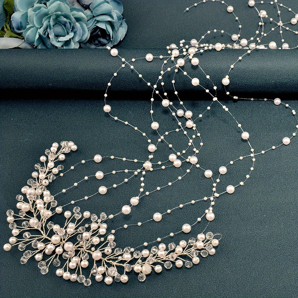 Bridal Headpiece Wedding Accessory Tassel Elegant Hairpiece for Brides