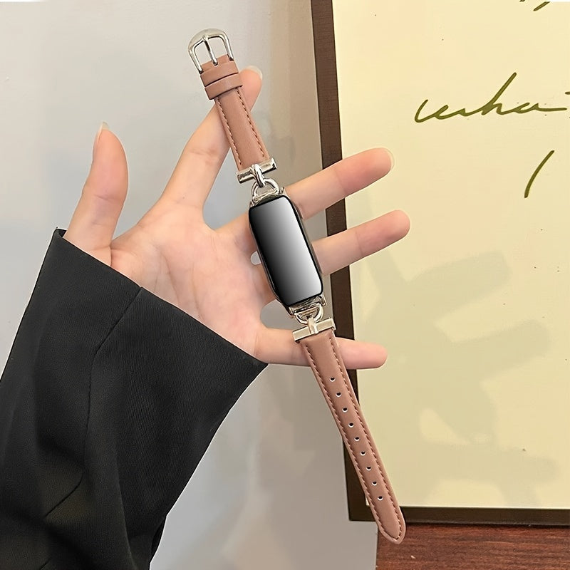 Synthetic Leather Watch Strap for Men and Women with D-Buckle NFC Fit Durable Breathable