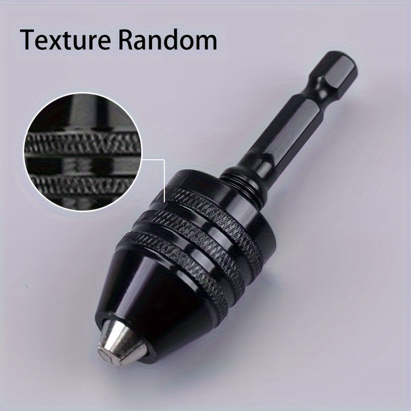 Universal 3-Jaw Keyless Drill Chuck Adapter for Electric Drills