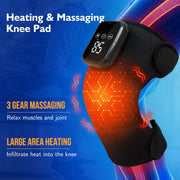 Cordless Knee Massager with Heating and Vibration for Joint and Muscle Relief
