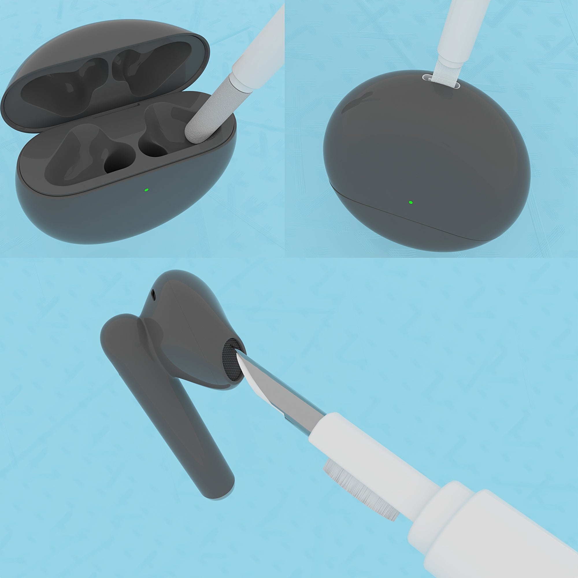 Multi-Device Cleaning Kit for AirPods Phones Cameras and Computers