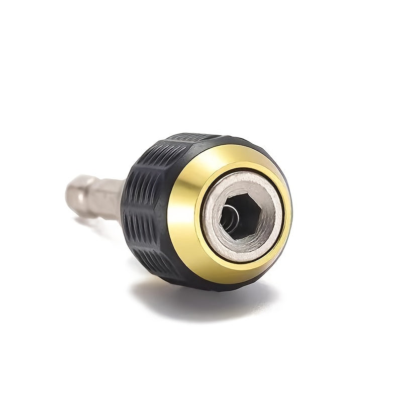 1pc 60mm Quick-Change Drill Chuck Adapter Carbon Steel 1/4" Hex for Impact Drivers