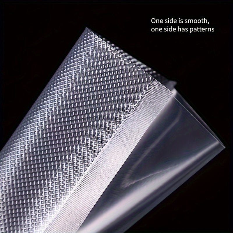 Набор из 3 вакуумных пакетов для продуктов - сохраняет продукты свежими, безопасен для использования в микроволновой печи, прочное и многоразовое решение для хранения в холодильнике и кладовой.