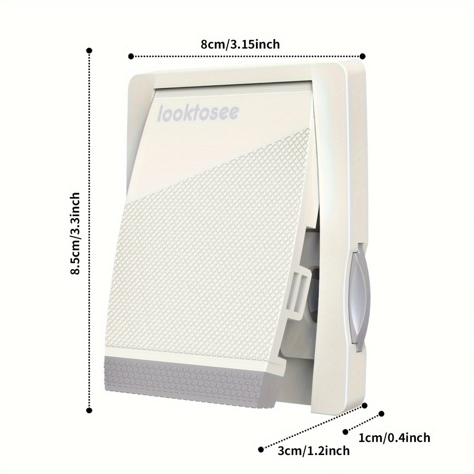 Kids Safety Lock Grey Sliding Guard for Windows and Doors BPA-Free Childproof Lock