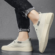 Men's Mesh Sneakers Lightweight Breathable Low Top Casual Shoes