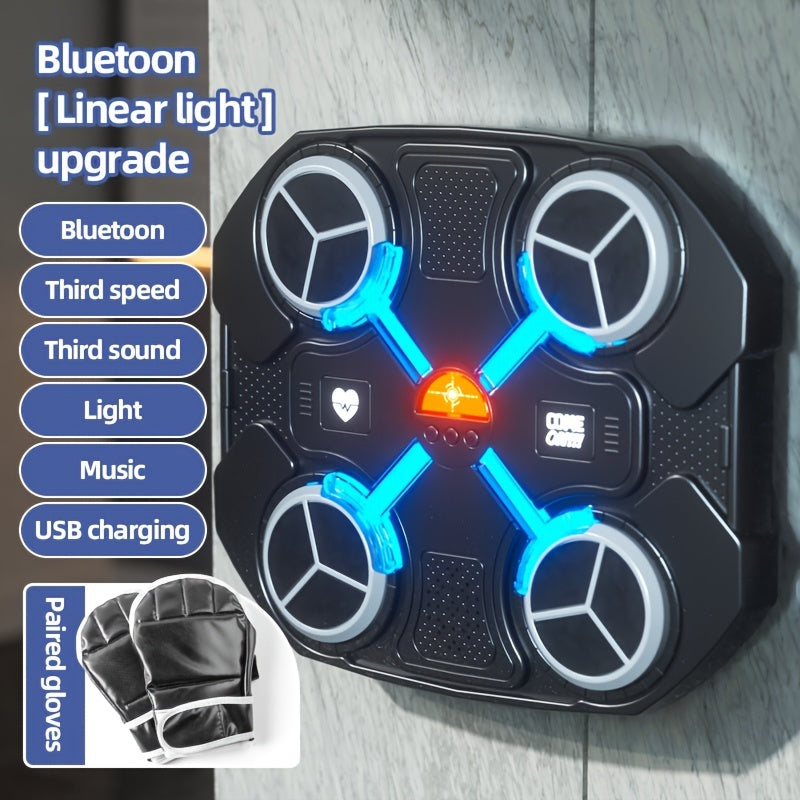 Kids Boxing Target for Reaction Speed and Rhythm Training Black