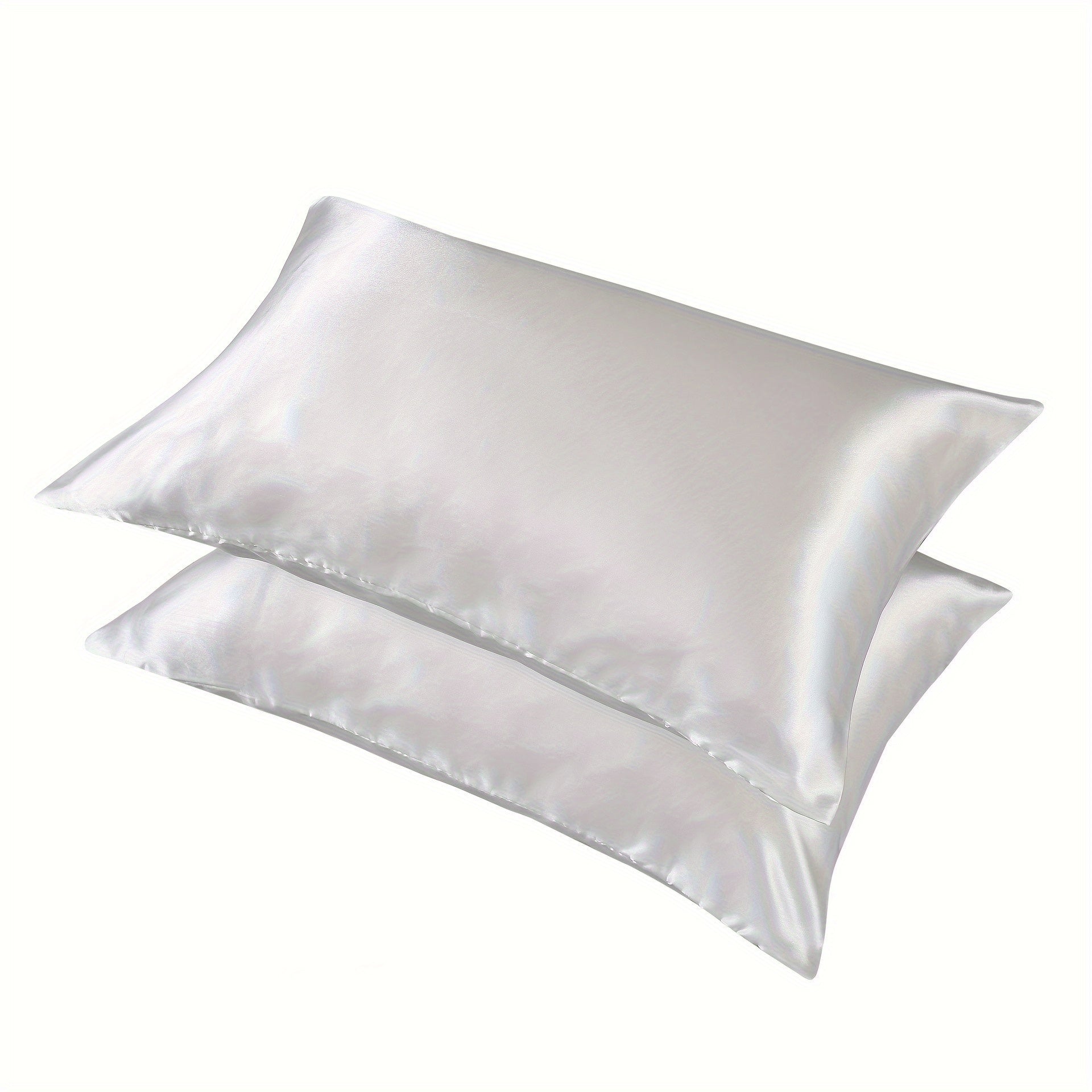 Bir to'plam Satin Yostiq qoplami, Silliq va nafas oladigan materialdan tayyorlangan. Ushbu yostiq qoplamalarida silliq va hashamatli his uchun qopqog'li yopilish mavjud. Ular Yashash xonasi, Yotoqxona yoki Mehmonxona uchun ideal, bu Yostiq qoplamalari