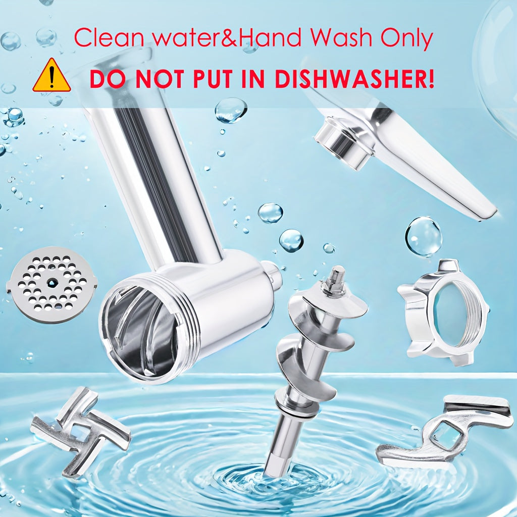 Barcha KitchenAid stend mikserlari bilan mos keladigan go'sht maydalagich qo'shimcha to'plami