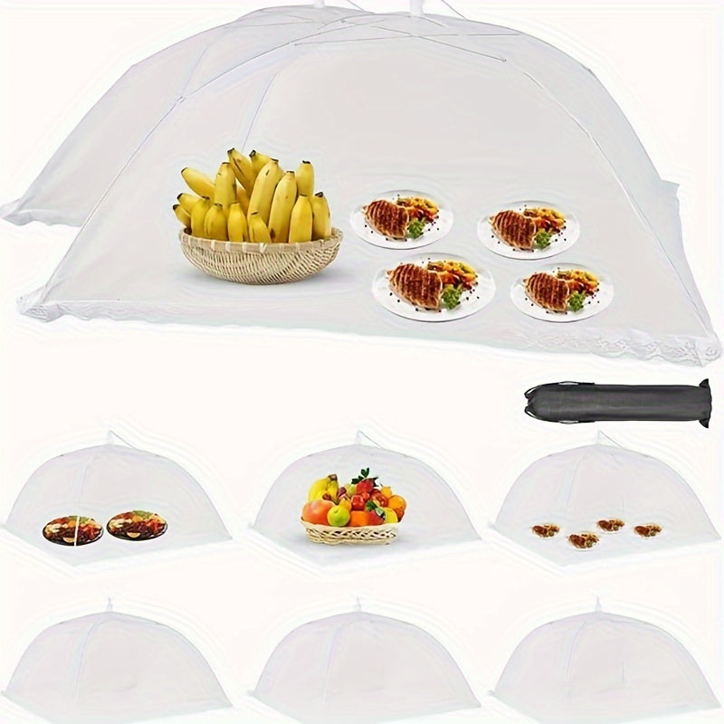 Mesh Food Cover Tent for Outdoor Dining and Picnics Foldable Washable Insect-Proof