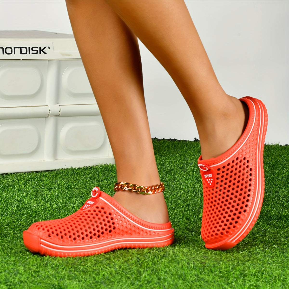 Women's Solid Color Clogs Casual Garden Slip-On Beach Shoes