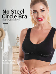Seamless Padded Sports Bra for Women with Support and Comfort