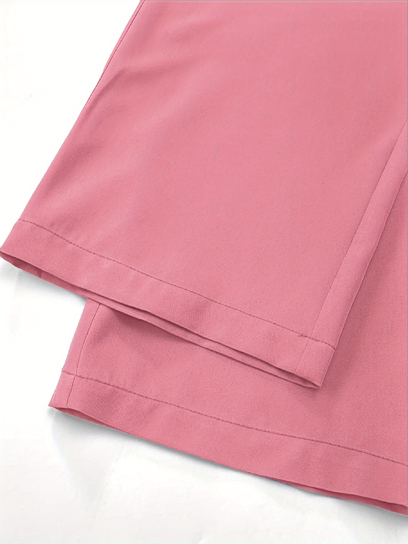 Polyester Spandex Scrubs Set with V-Neck Shirt and Straight-Leg Pants for Nurses and Surgeons