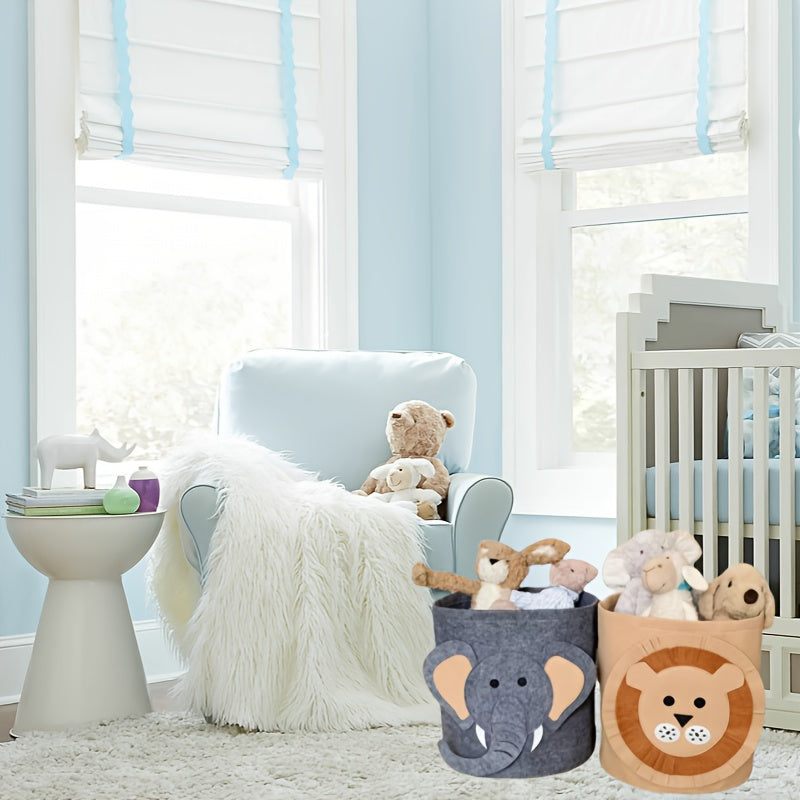 Cesta de almacenamiento plegable para juguetes, lavandería y organizador de ropa, grande, duradera, de tela