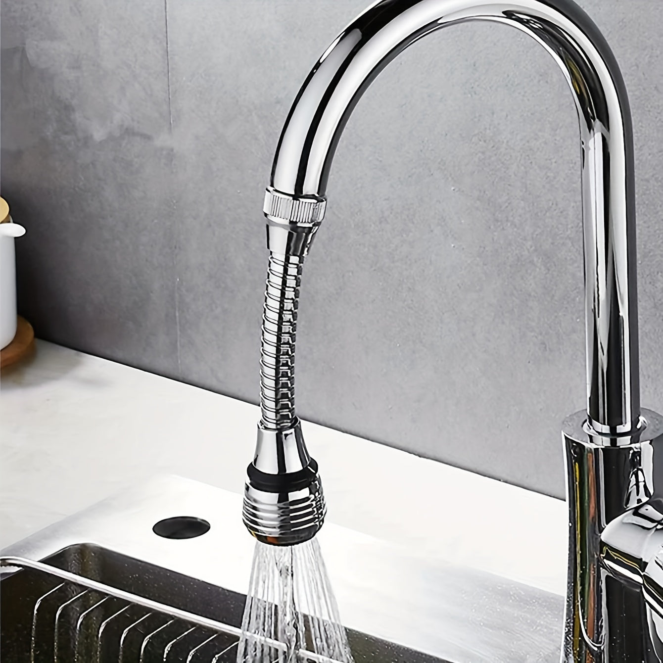 Universal Kitchen Faucet Extension with Anti-Splash for Vegetable Washing and Basin Pool