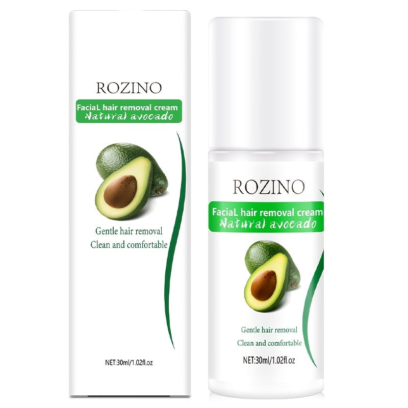 Унисекс-крем для удаления волос с авокадо 30 мл безболезненно увлажняющий светло-бежевый