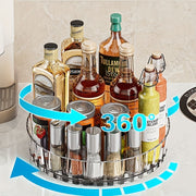 Rotating Jewelry and Spice Organizer for Kitchen and Bathroom Storage