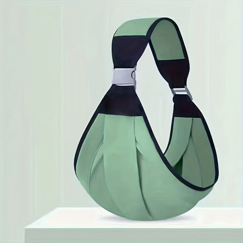 Portable Baby Carrier Sling with Ergonomic Hip Cradle, Breathable, Foldable