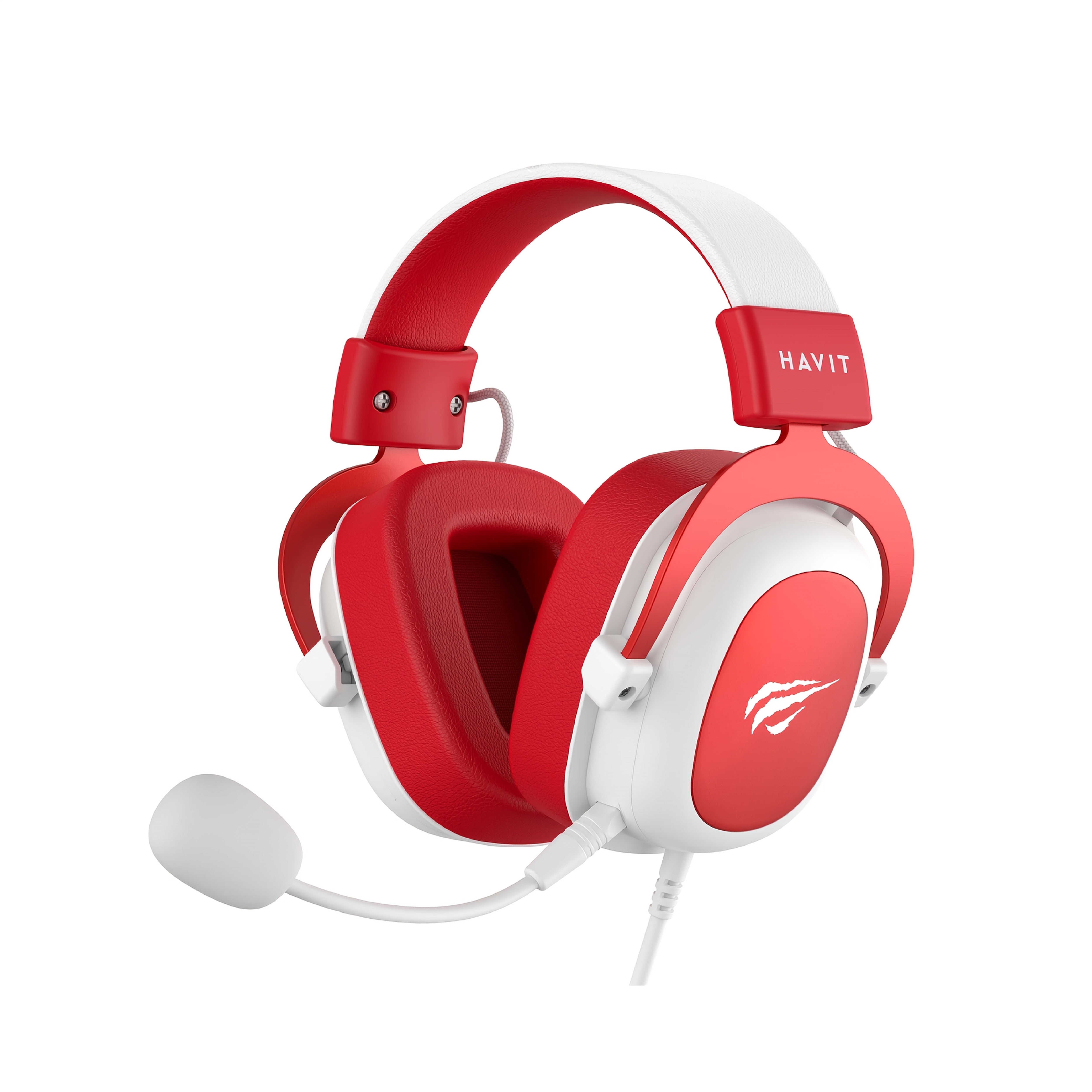 Wired Gaming Headset with Detachable Microphone 3D Surround Sound Noise-Canceling Ear Cushions Compatible with Xbox PlayStation PC Laptop