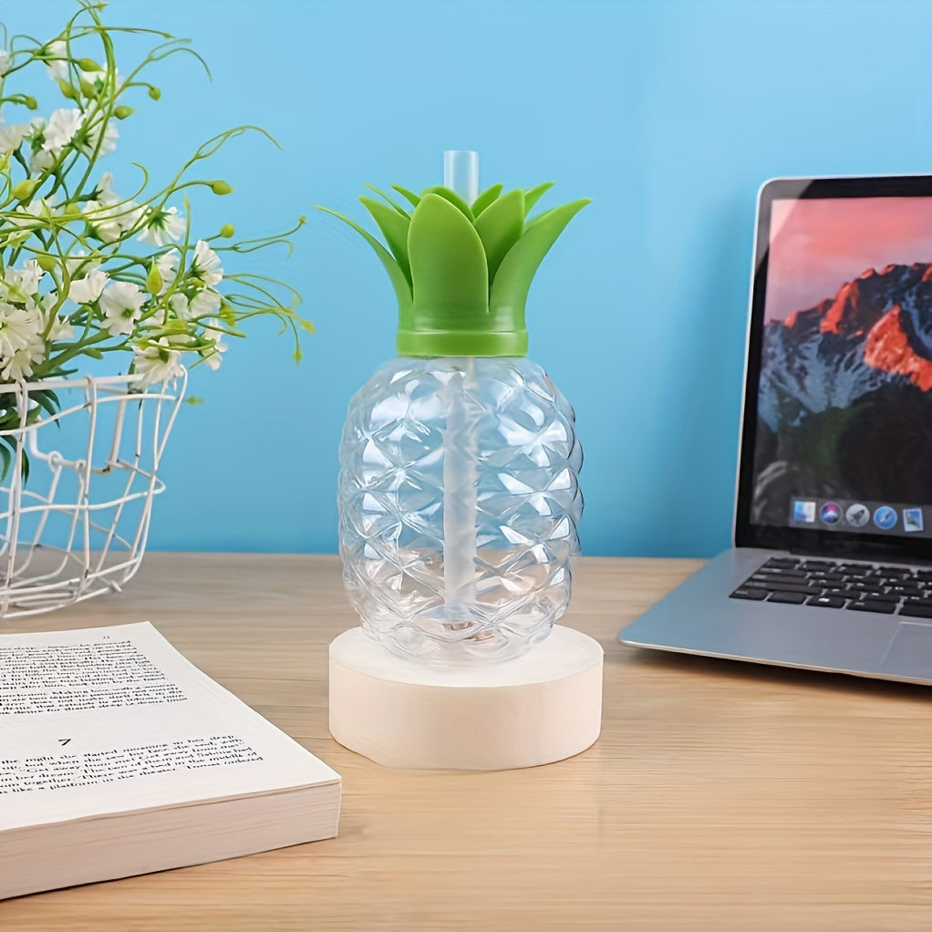 Милый прозрачный стакан с крышкой и соломинкой в виде клубники, идеально подходит для молочного чая или фруктовых напитков. Отлично подходит для вечеринок и на ходу.