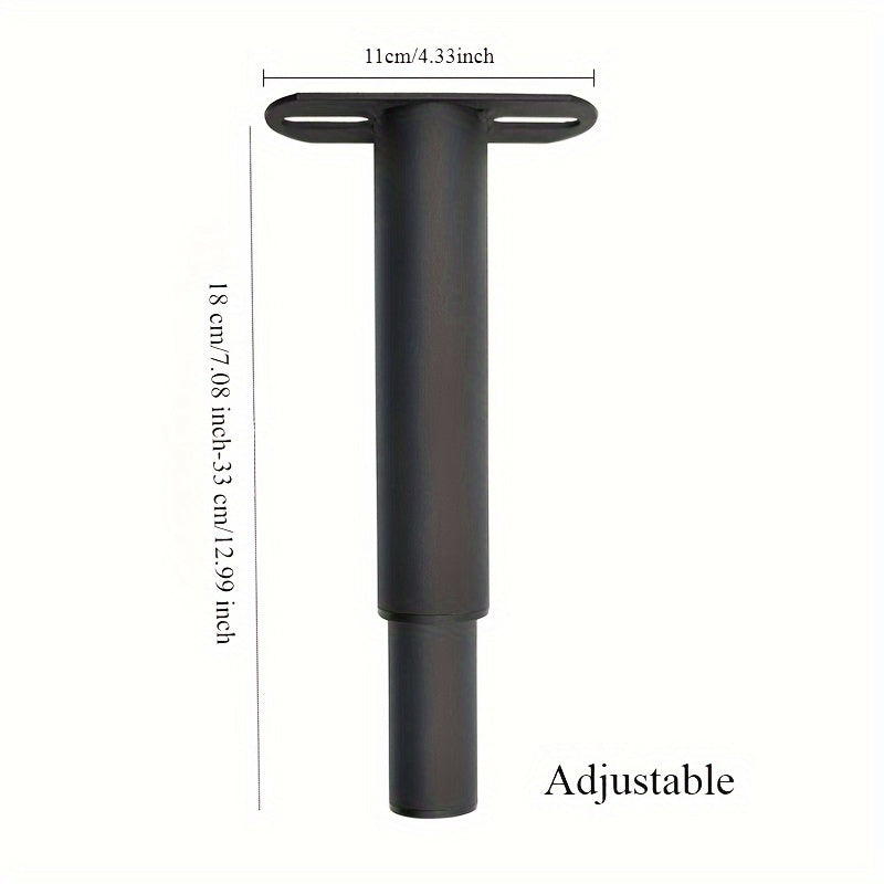 Регулируемые металлические опорные ножки для каркаса кровати - для использования с диваном, шкафом или кроватью размера "king-size" - регулируемые по высоте ножки для мебели