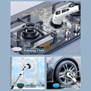 Elektr rotatsion polni tozalash qurilmasi, 7 ta cho'tka boshli, sozlanadigan tutqich bilan