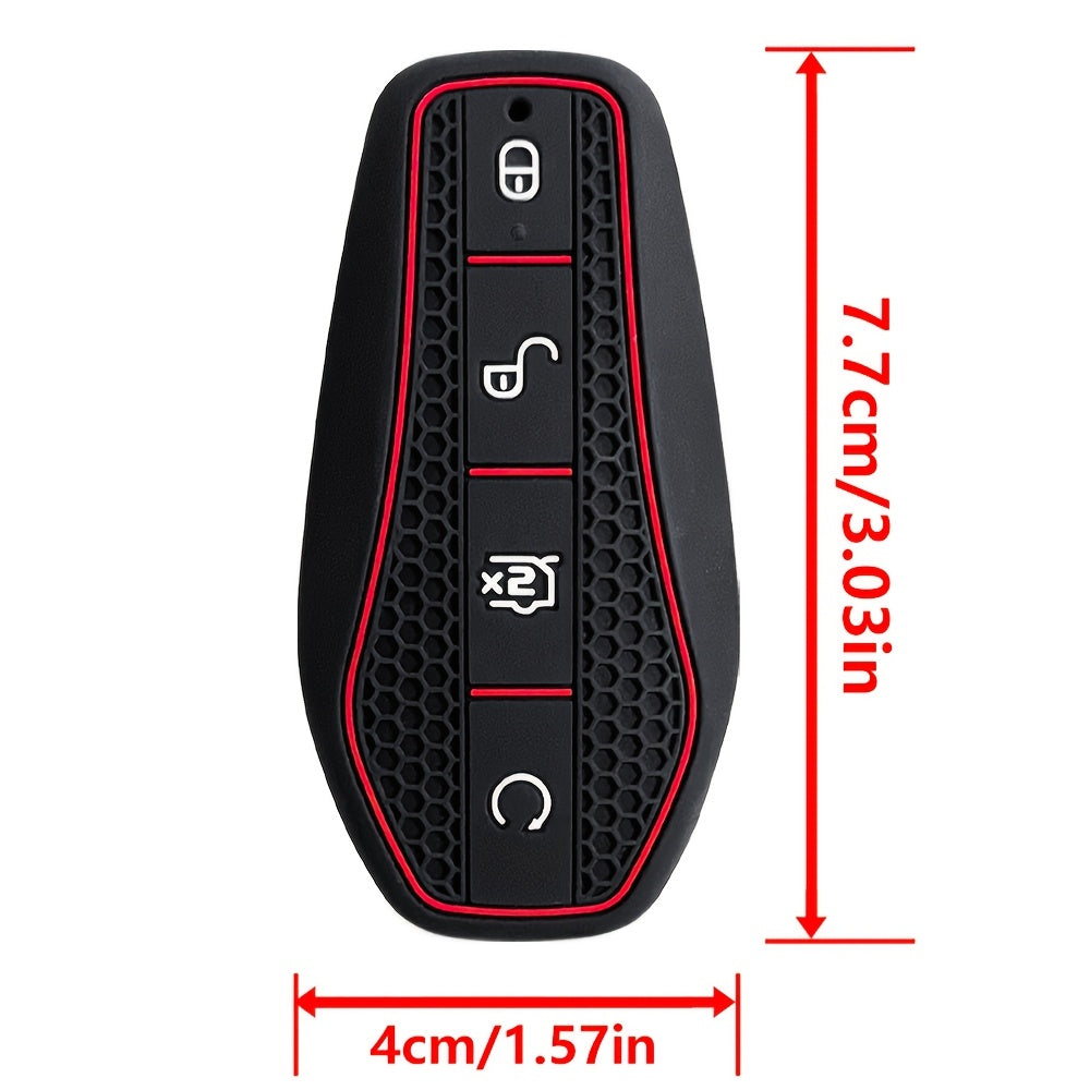 Premium Silicone Key Fob Cover for EV Remote Shockproof Wear-Resistant