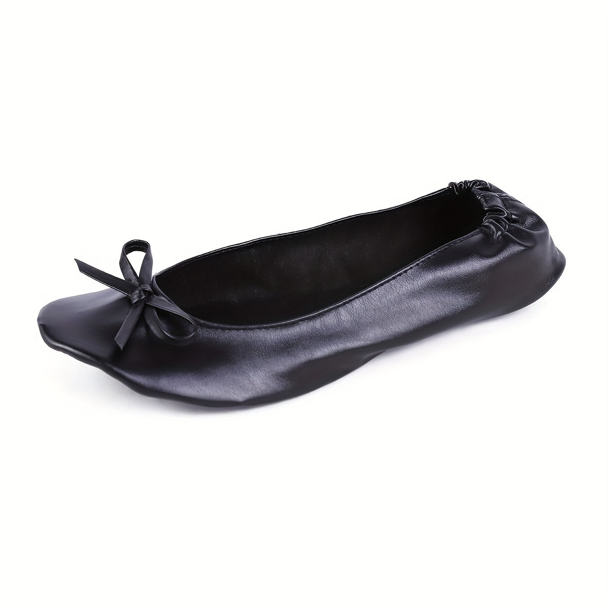 Женские балетные туфли из кожи, удобные обувь на slip-on