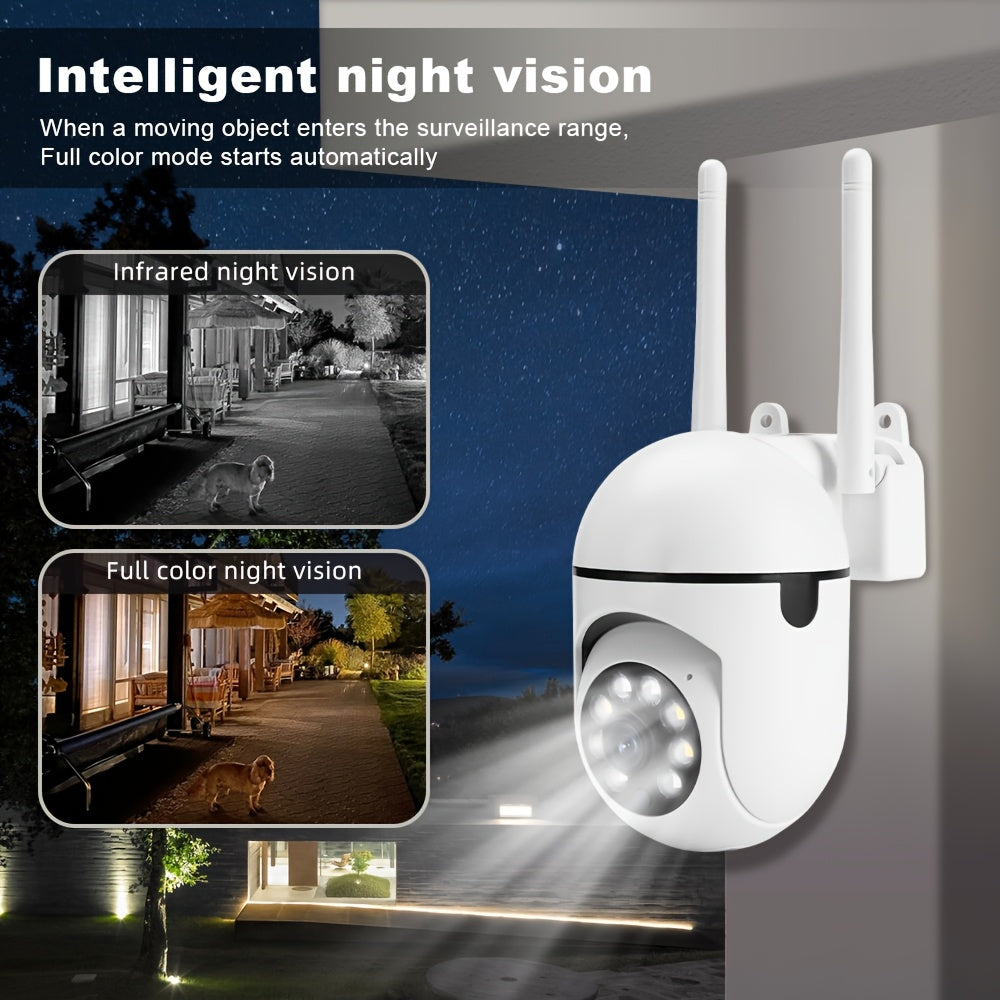 Wireless Security Cameras 1080P HD Night Vision Two-Way Audio Pan Tilt Zoom Motion Tracking for Home Security Pets Elderly Kids