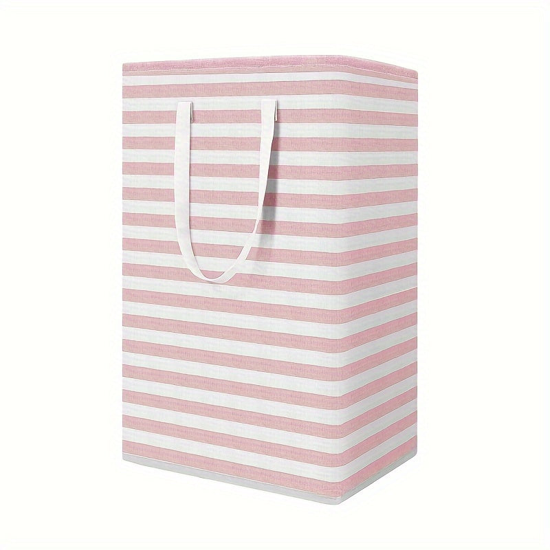 Gran cesta de ropa plegable con asa, cesta rectangular de almacenamiento para ropa, juguetes y quilts, tela resistente al agua