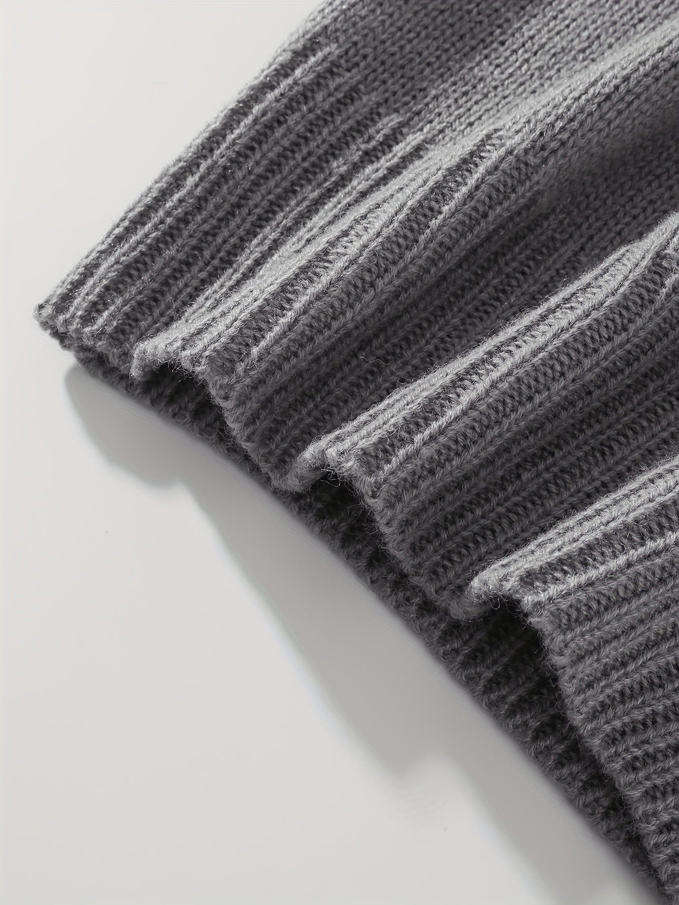 Cárdigan corto para mujer de talla grande con perlas, blanco, suéter de manga larga