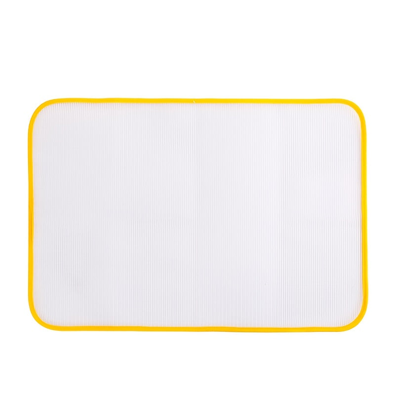 Qizishga chidamli to'r bilan mustahkam dazmol pad - dazmol taxtasi va kiyimlarni qizish zararlanishidan osonlik bilan himoya qiladi, elektr energiyasi talab qilinmaydi.