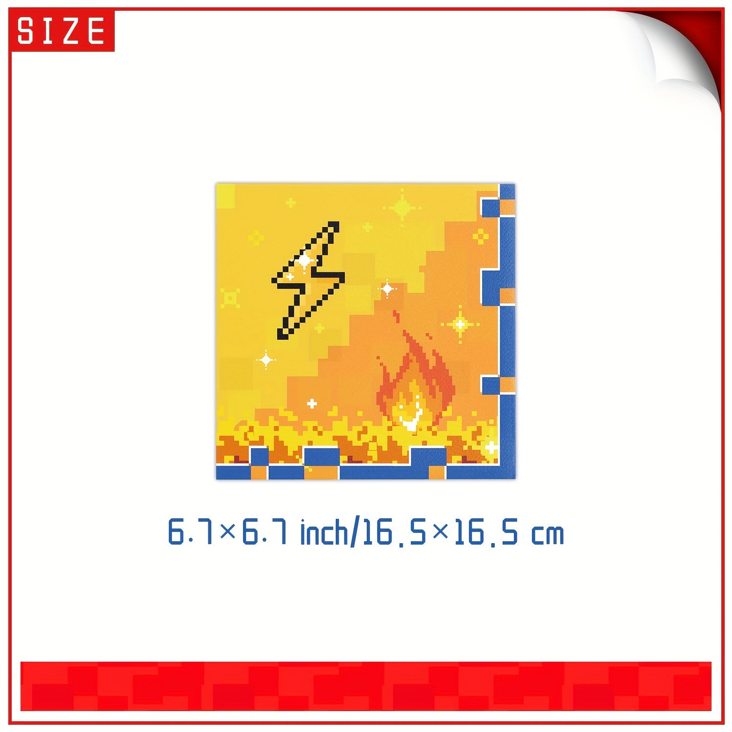 12 mehmon uchun bir martalik partiya pichoqlari to'plami, multfilm piksel mavzusi plitalar, stakanlar, salfetkalar va stol qoplamlari bilan