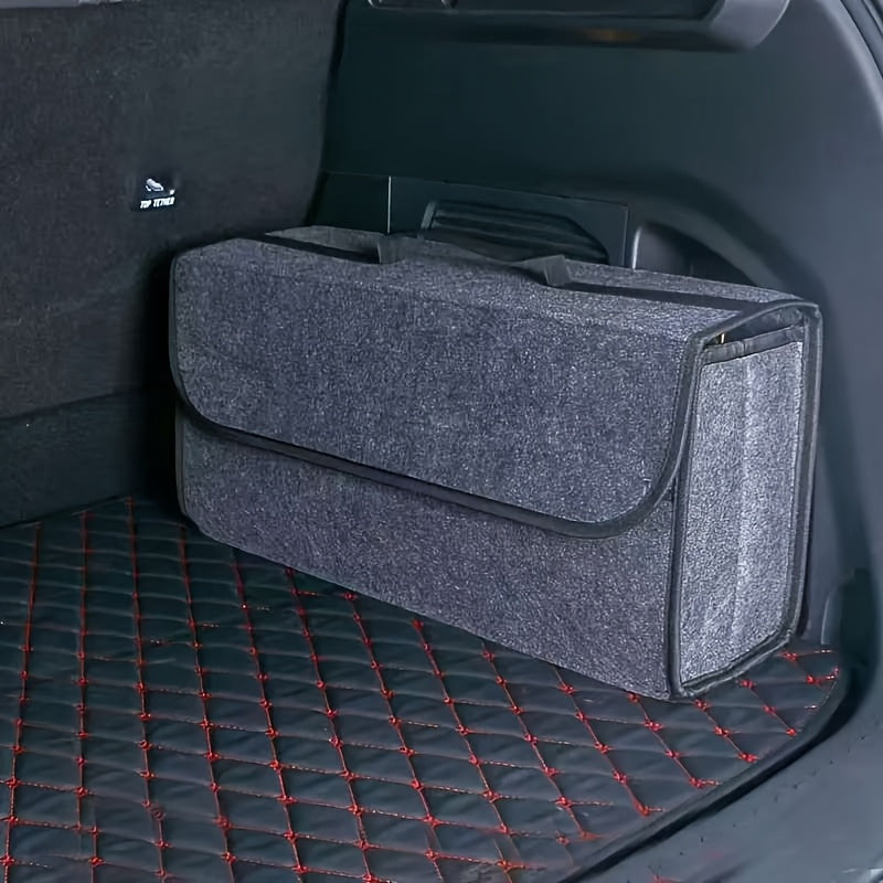 Car Trunk Storage Bag Felt Foldable Organizer for Vehicles