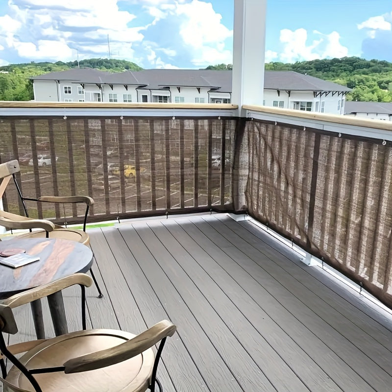 PVC Outdoor Sunshade Sail 80 UV Protection Privacy for Balcony Patio Garden