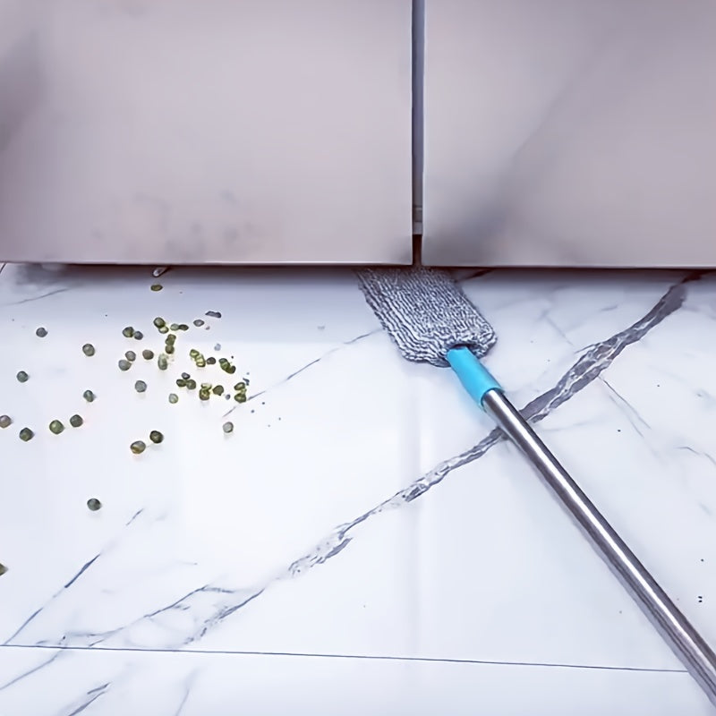 Washable Dust Remover Set with Slit Brush and Replaceable Cloth for Furniture and Home Use