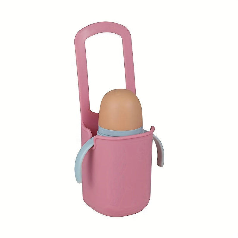 Insulated Universal Stroller Organizer with Collapsible Silicone Waterproof Cup Holder