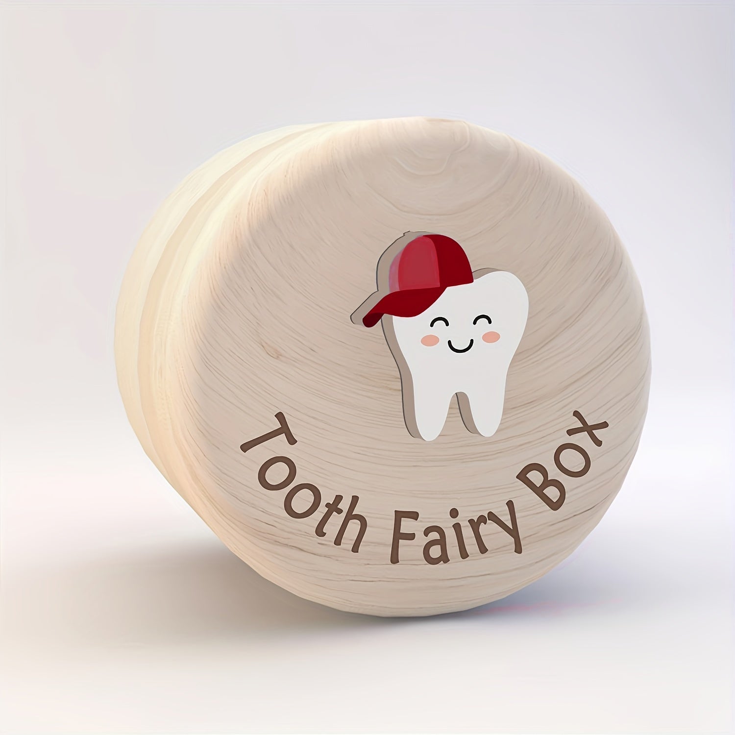Wooden Tooth Fairy Box for Kids with Engraving Sake Keeper Nursery Decor