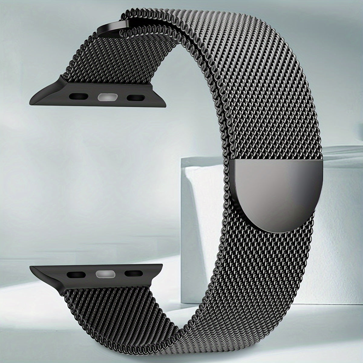 Stainless Steel Mesh Magnetic Watch Band for Apple Watch Milanese Style